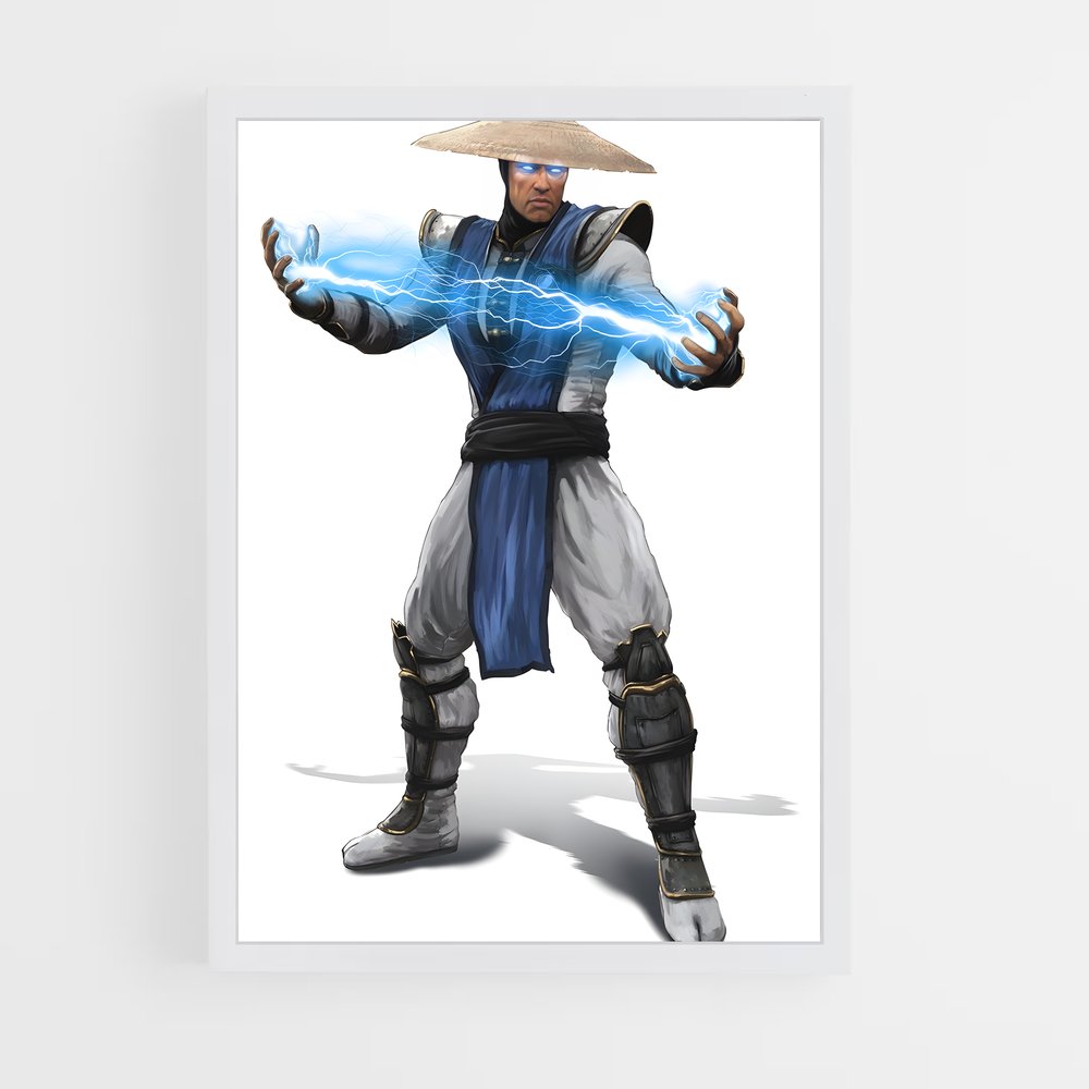 Poster Raiden: Fureur Électrique – affiche Mortal kombat (vue 3)
